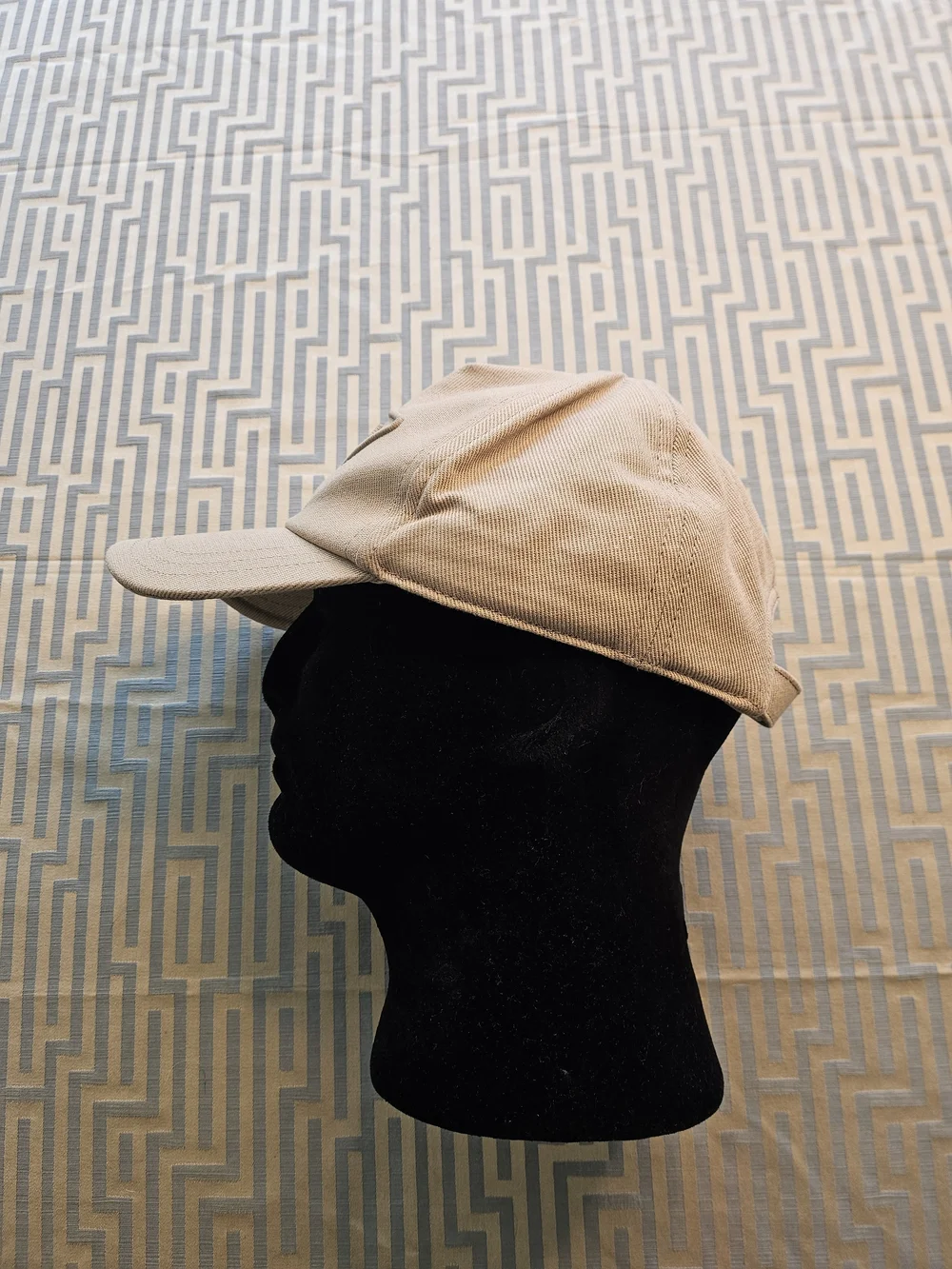 Prada Milano Beige Baseball Cap